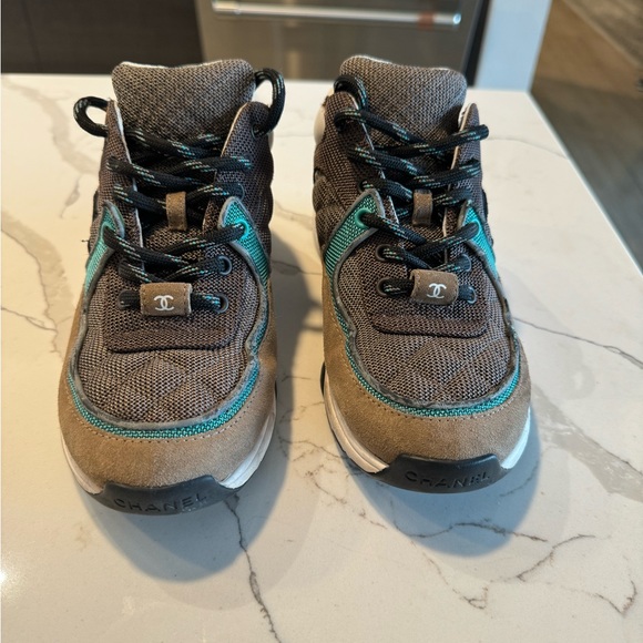 Authentic Chanel Reflective Runner Sneakers - Picture 9 of 10